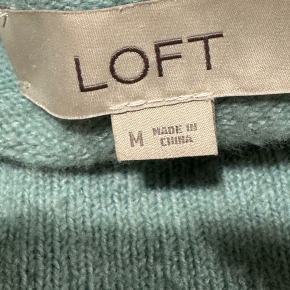 LOFT Women's Cowl Neck Sweater soft texture, light weight  knit timeless chic - Picture 4 of 5